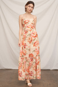 Riviera Bustier Maxi Dress