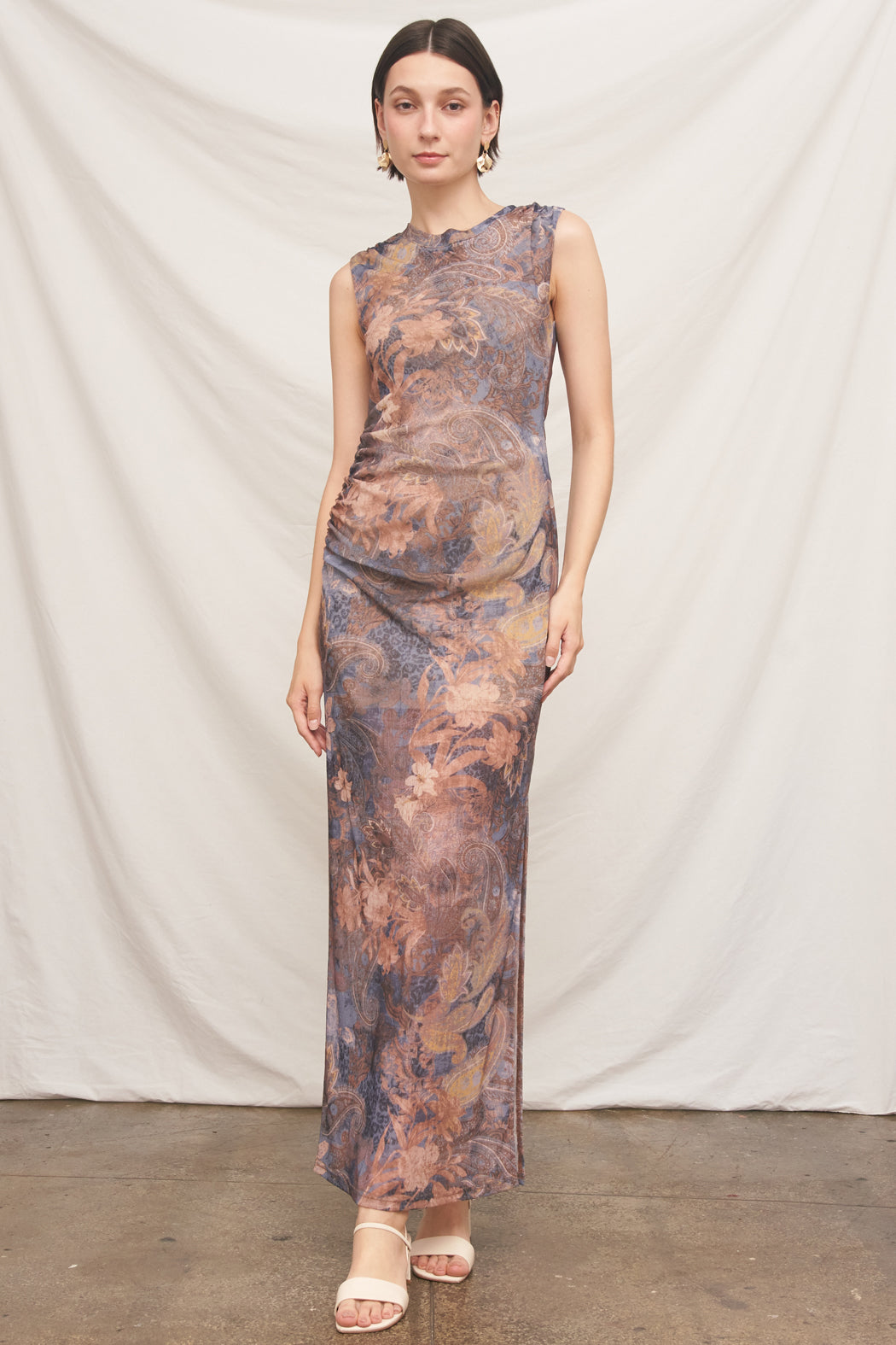 Maren Mesh Maxi Dress