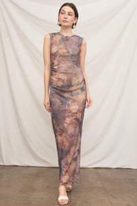 Maren Mesh Maxi Dress