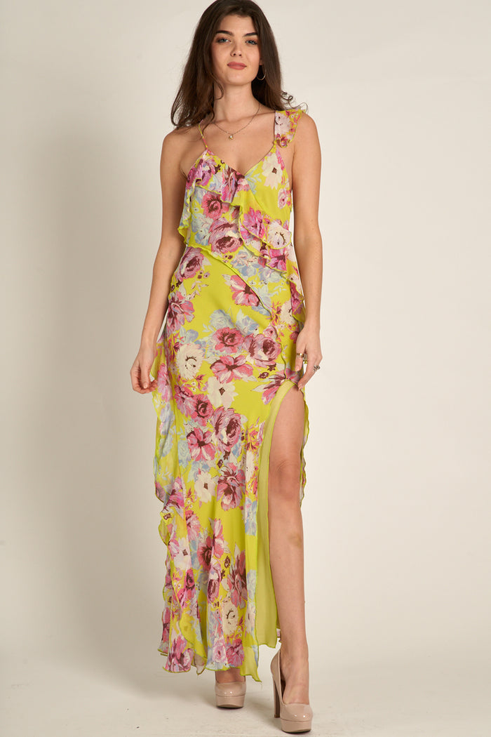 Fleurette Ruffle Maxi Dress