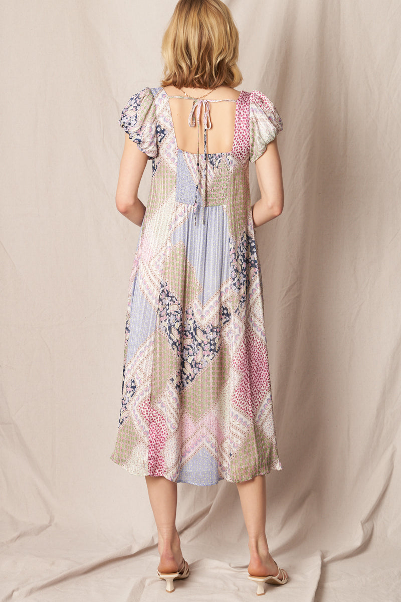 Celeste Daphne Patchwork Dress