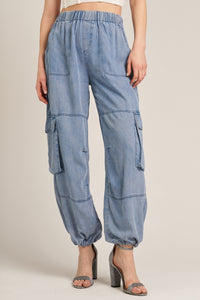 Tati Denim Cargo Pants