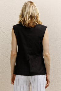 Iris Linen Blazer Vest