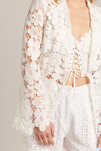 Elysse Floral Lace Blazer