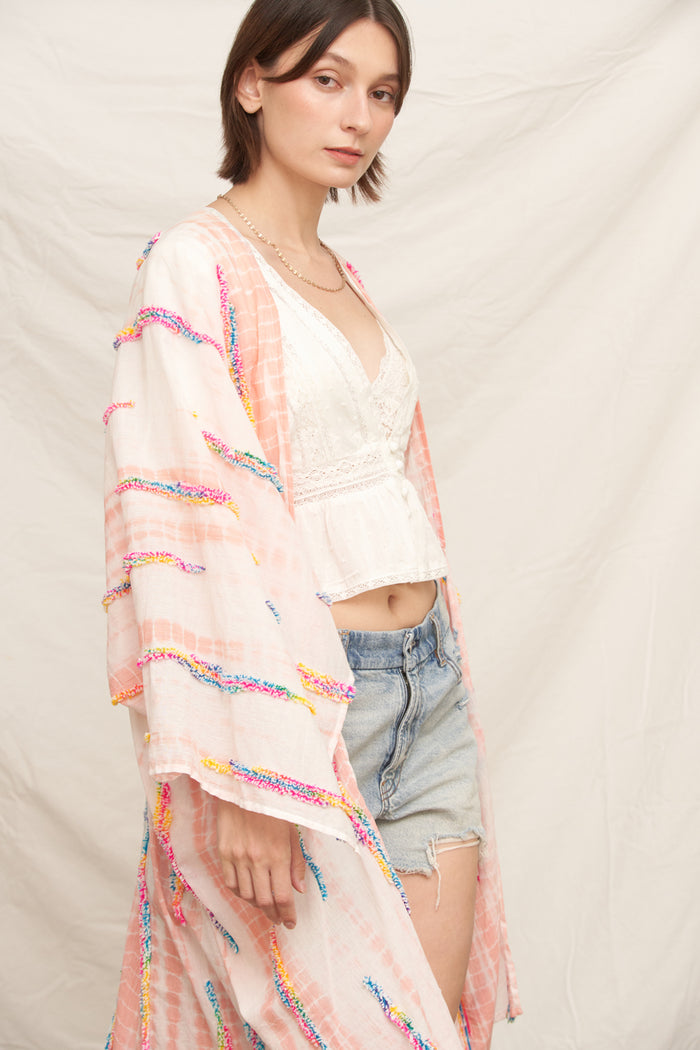 Kiara Embroidered Kimono