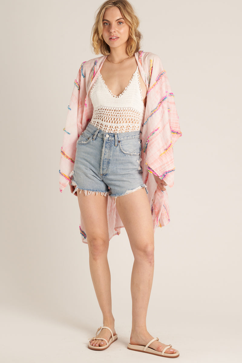 Kiara Embroidered Kimono