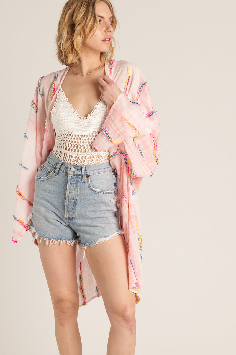 Kiara Embroidered Kimono