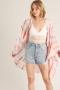 Kiara Embroidered Kimono