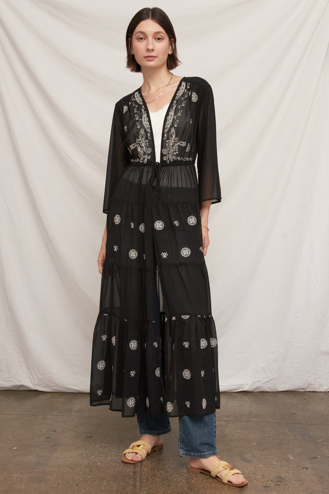 Charlie Embroidered Kimono