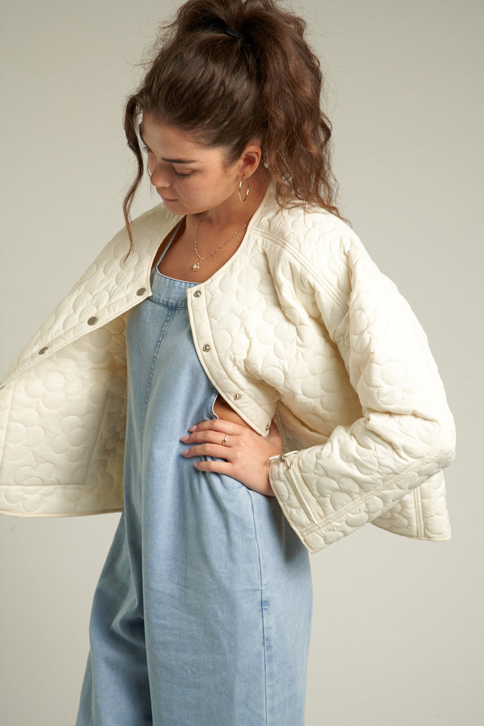 Ellodee Quilted Flower Jacket