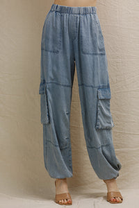 Tati Denim Cargo Pants