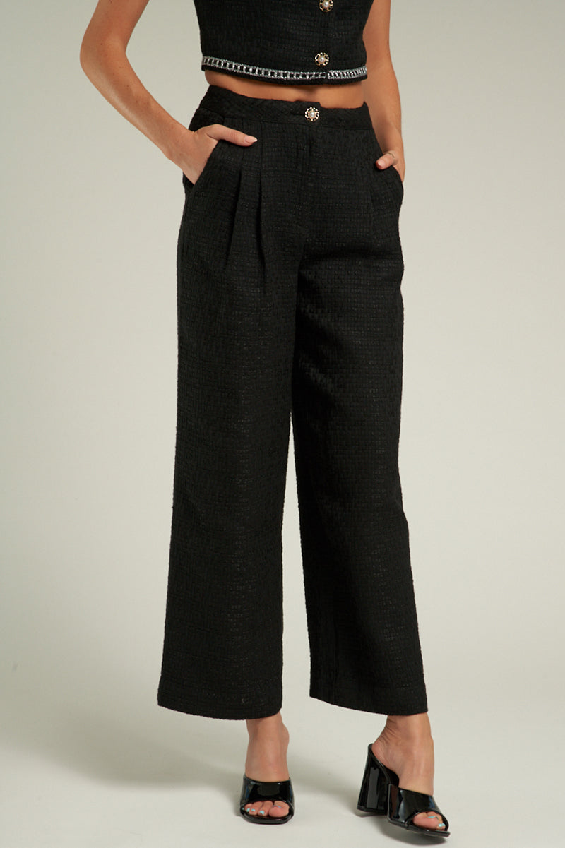 Peyton Tweed Straight Pants