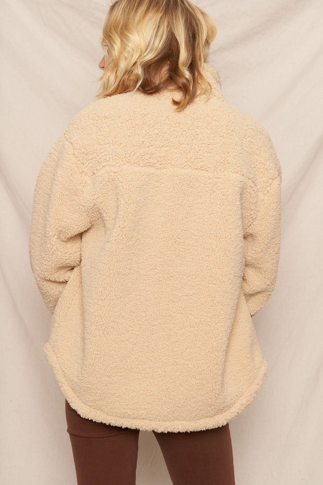 Peyton Oversized Sherpa Jacket