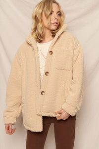 Peyton Oversized Sherpa Jacket