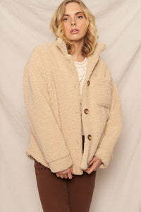 Peyton Oversized Sherpa Jacket