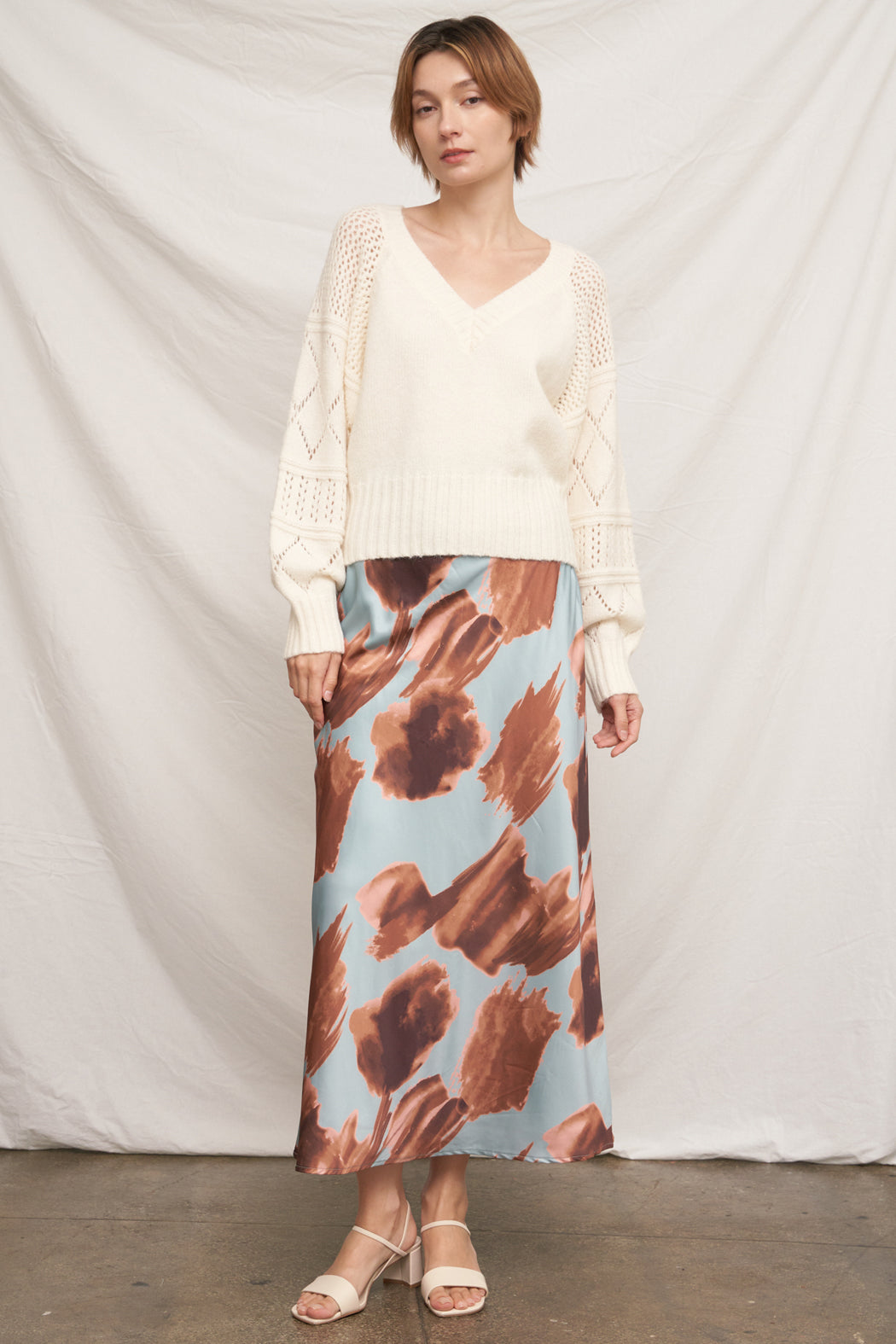 Rococo Floral Maxi Skirt