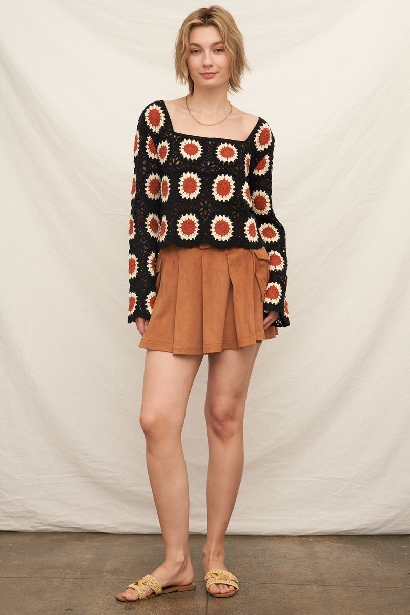 Golden Hour Crochet Top