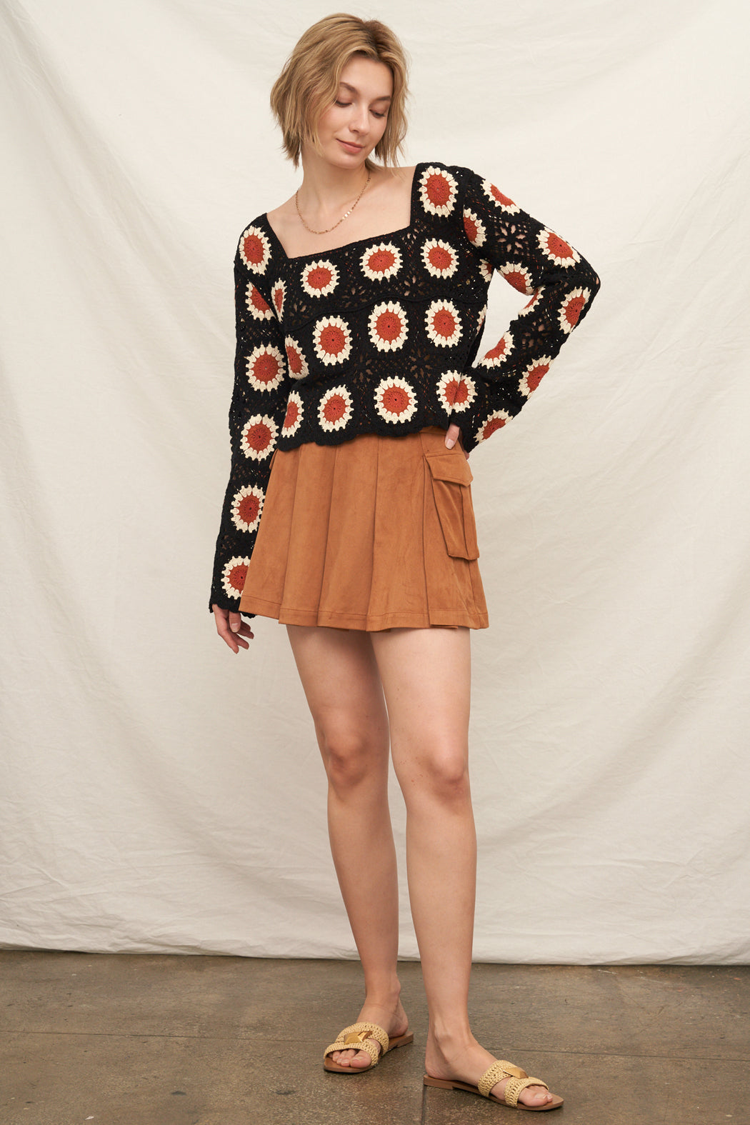 Golden Hour Crochet Top