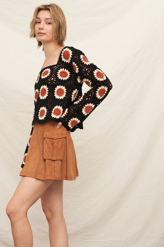 Golden Hour Crochet Top