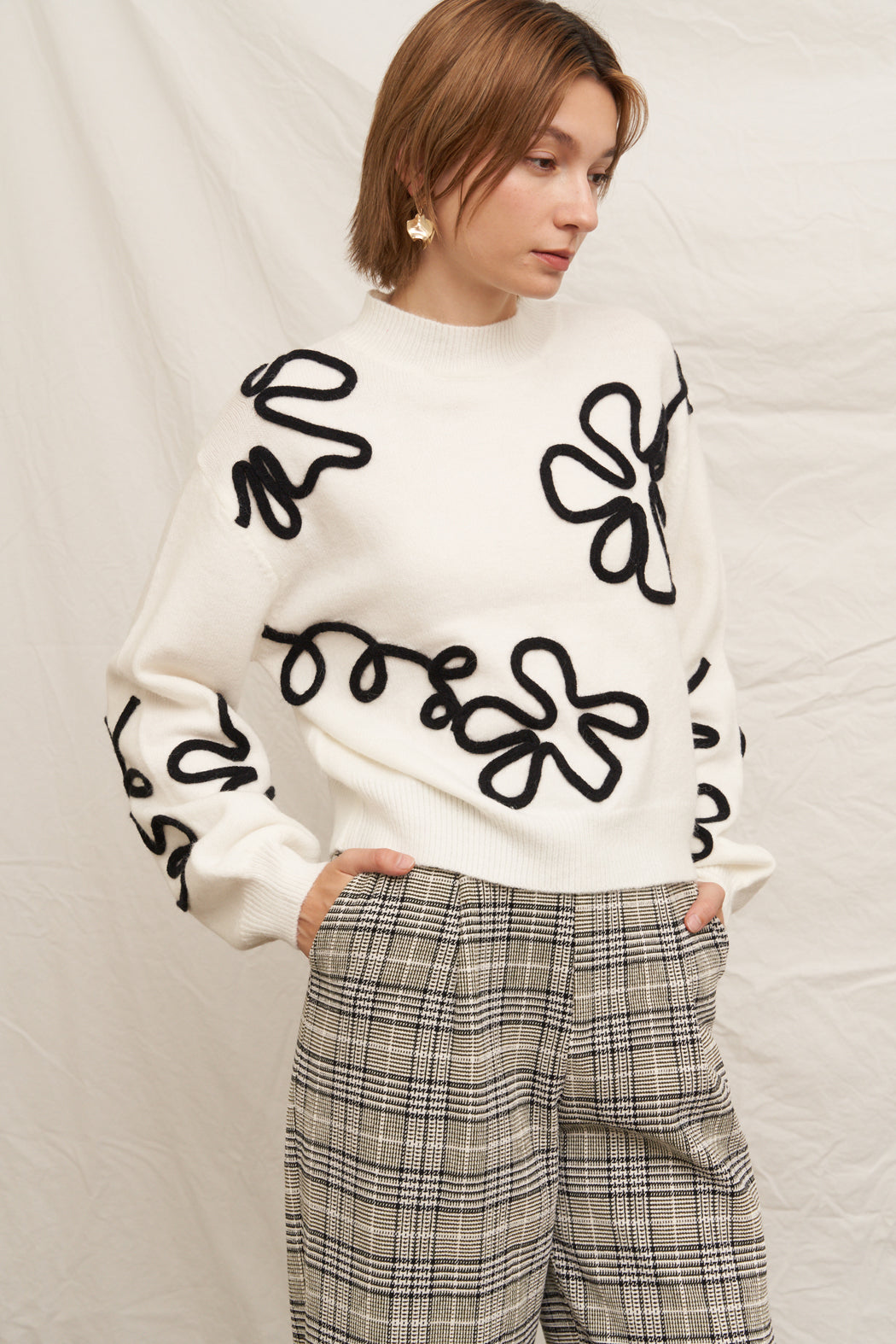 Eloise Mock Neck Sweater