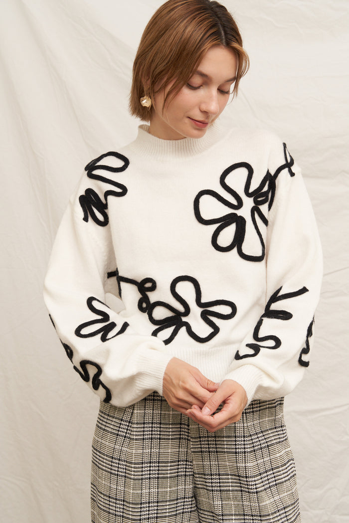 Eloise Mock Neck Sweater
