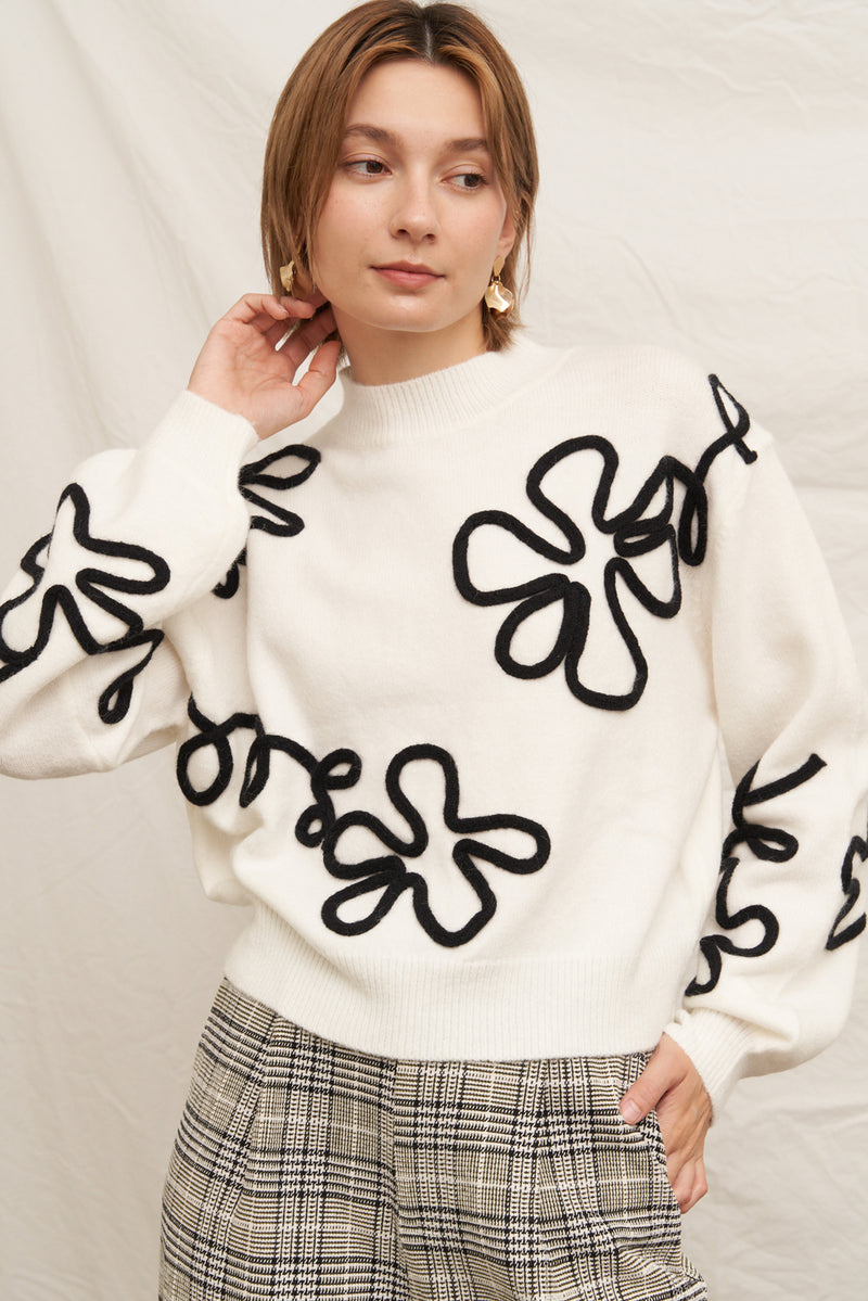Eloise Mock Neck Sweater