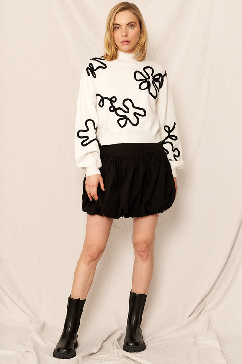 Eloise Mock Neck Sweater