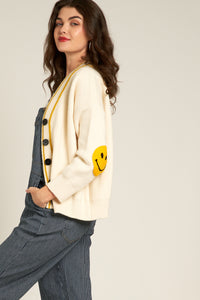 All Smiles Varsity Cardigan