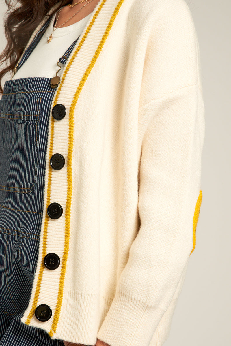 All Smiles Varsity Cardigan