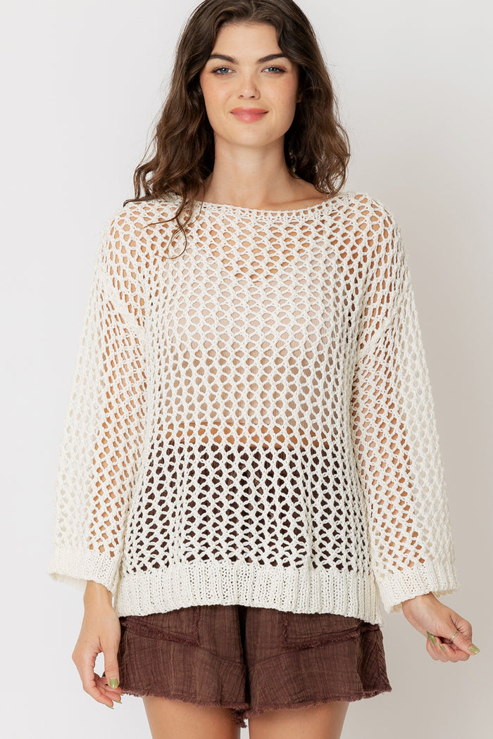 Zaria Crochet Sweater