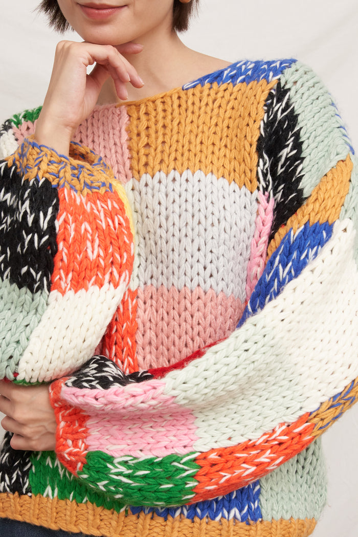 Remi Patchwork Sweater