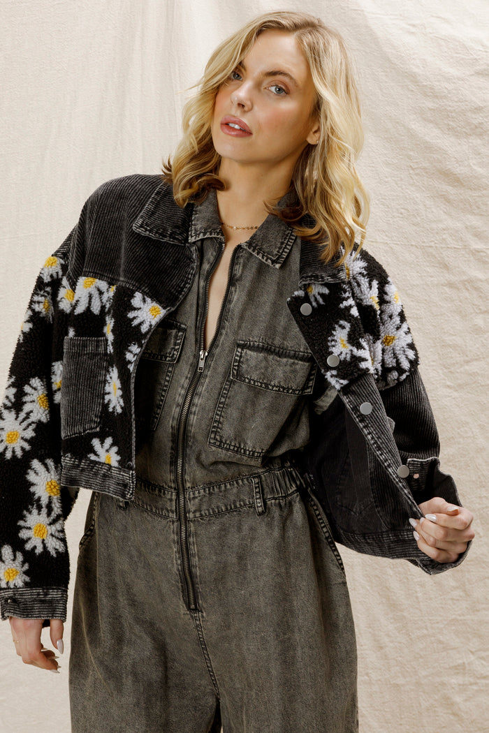 Bailey Cropped Corduroy Jacket