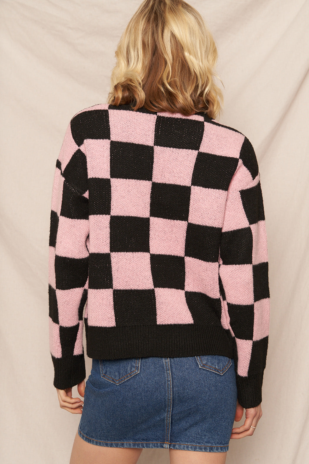 Bailey Checkered Sweater