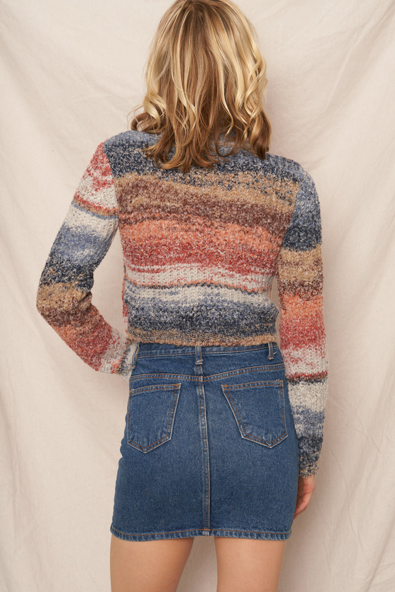 Milky Way Cropped Sweater