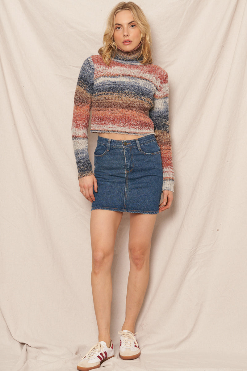 Milky Way Cropped Sweater