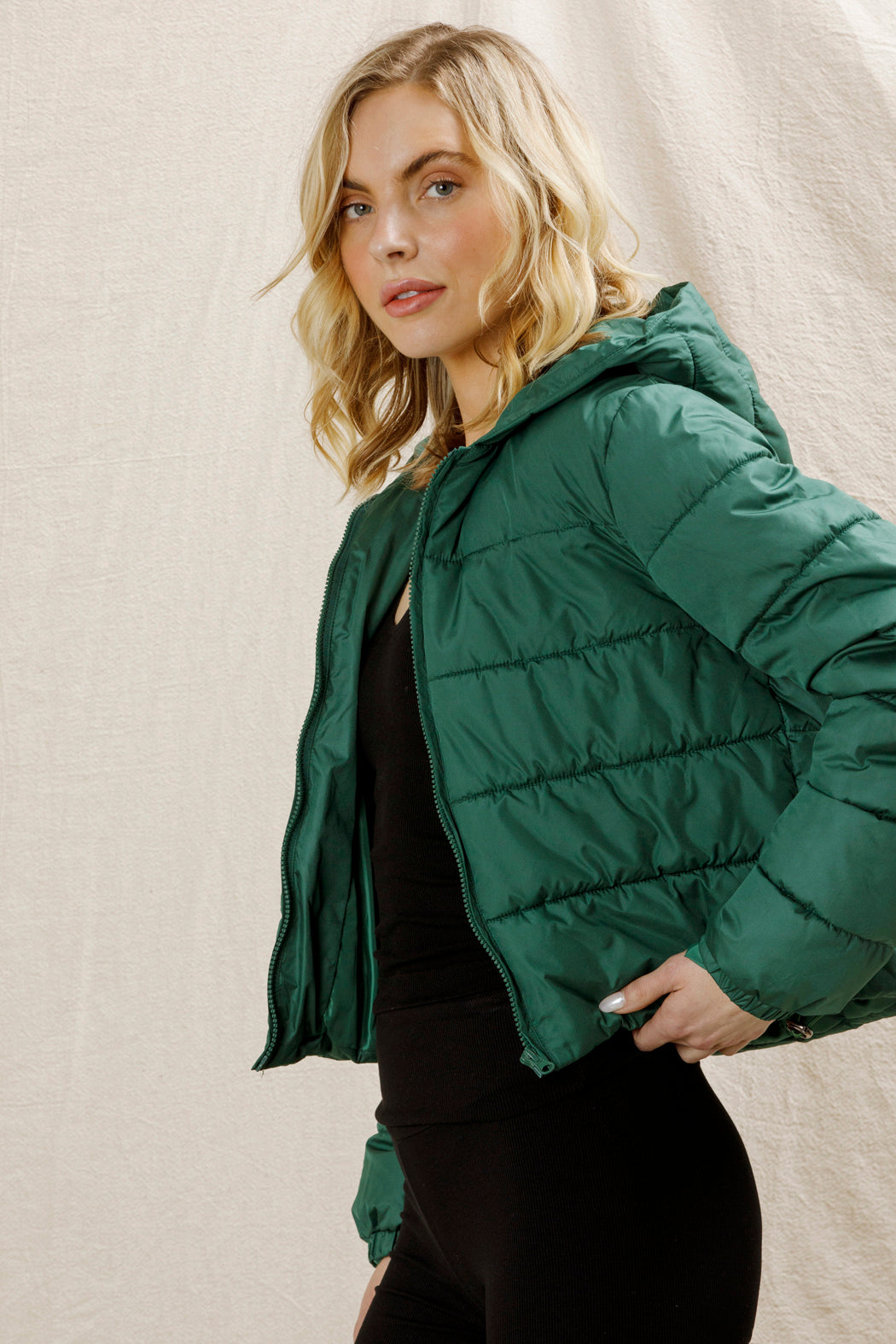 Parker Cropped Puffer Jacket