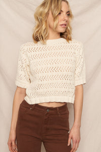 Elea Crochet Top