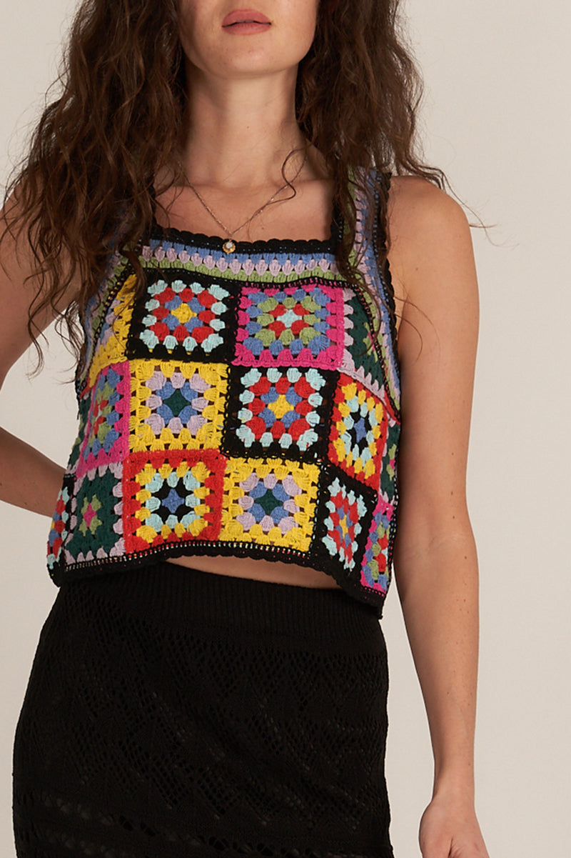 Claribel Crochet Top