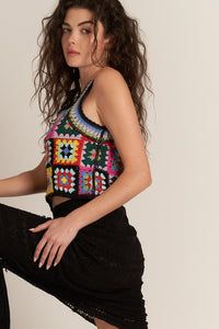 Claribel Crochet Top
