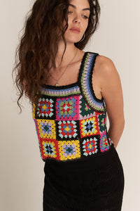 Claribel Crochet Top