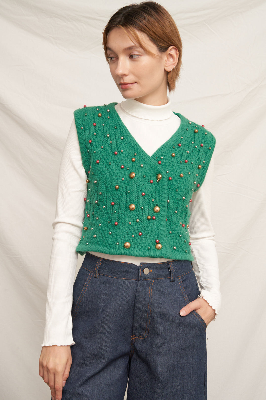 Christmas Tree Sweater Vest
