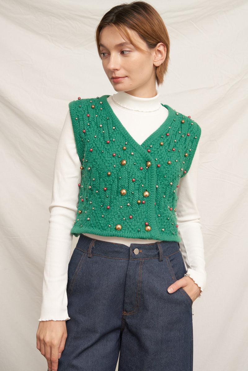 Christmas Tree Sweater Vest