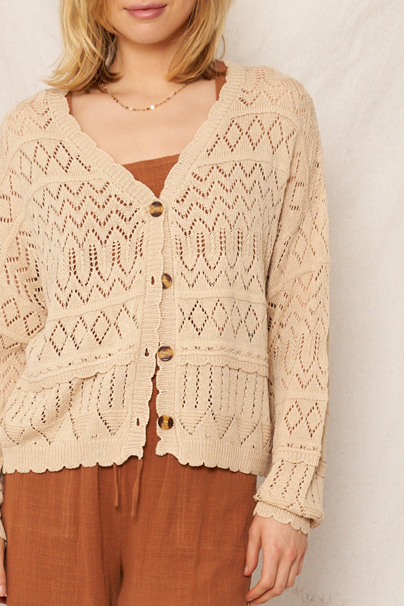 Kirsten Crochet Cardi