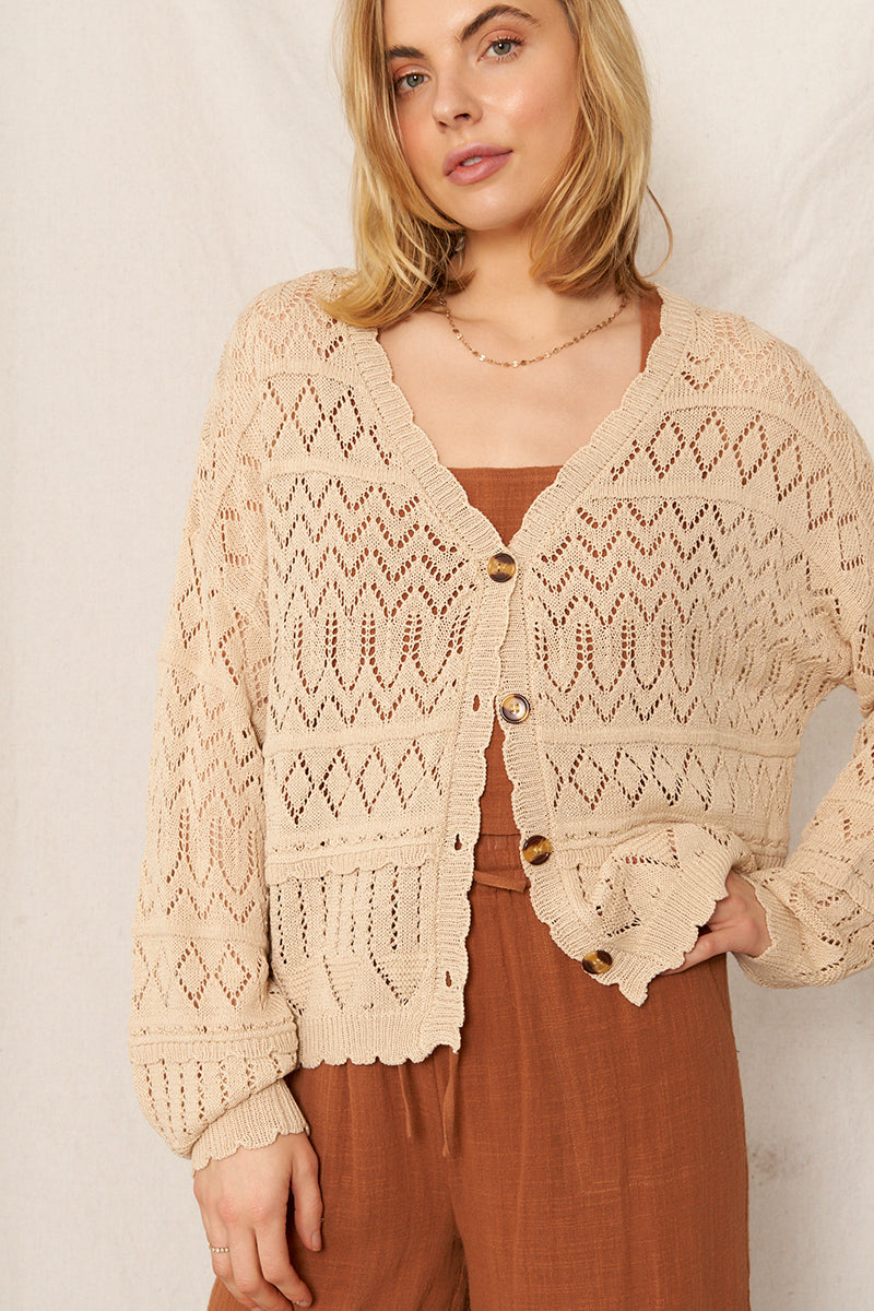 Kirsten Crochet Cardi