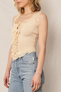 Lace Away Sleeveless Top