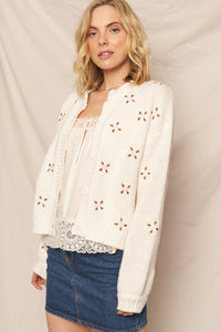 Brooklyn Floral Sweater Cardi