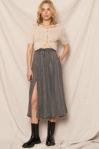 70s Throwback Denim Skirt