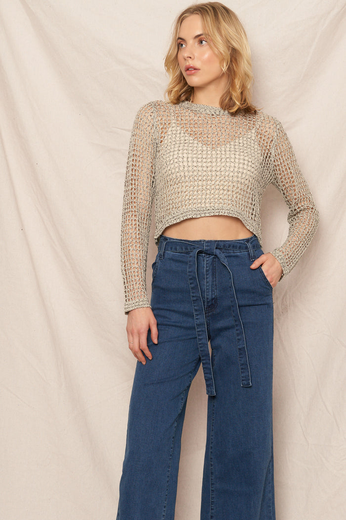 Wild Days Knit Sweater Top