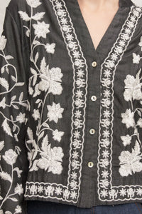 Marielle Embroidered Top