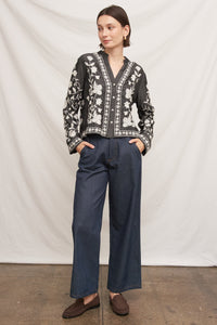 Marielle Embroidered Top